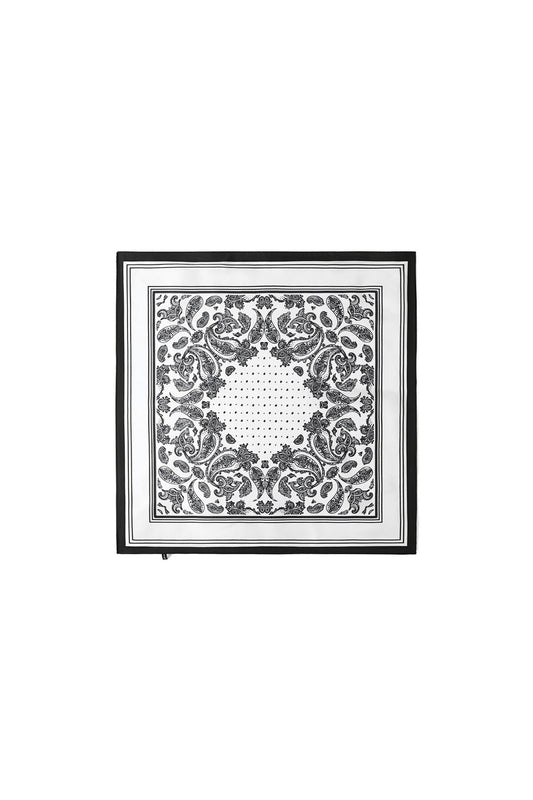 Bufandas de verano con estampado paisley, de poliéster, informales, para uso diario.