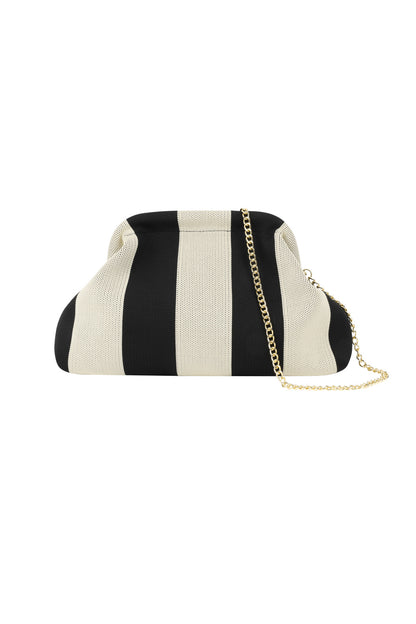 Clutch de playa a rayas