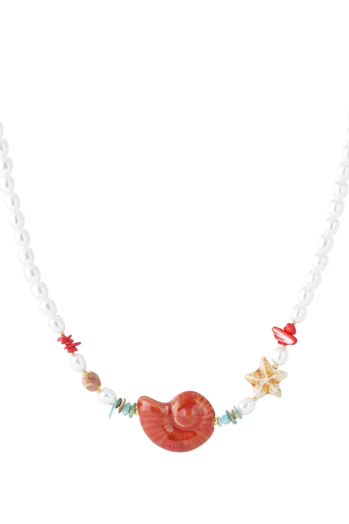 Collares de perlas de imitación con diseño de tortuga, estilo casual, para vacaciones o playa, serie sencilla, joyería para mujer