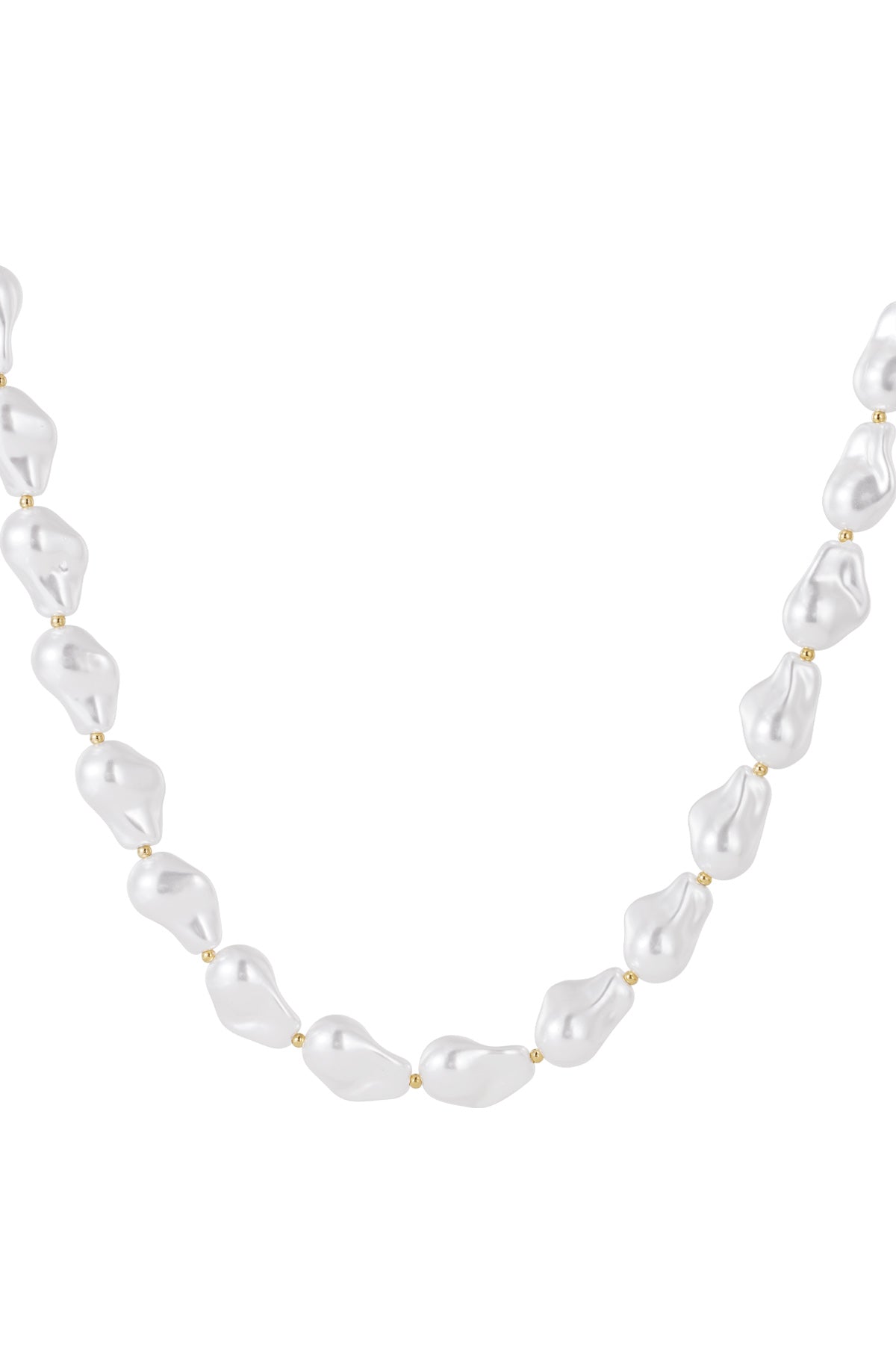 Collares de perlas de imitación con cuentas, estilo casual, para vacaciones o playa, serie sencilla, joyería para mujer