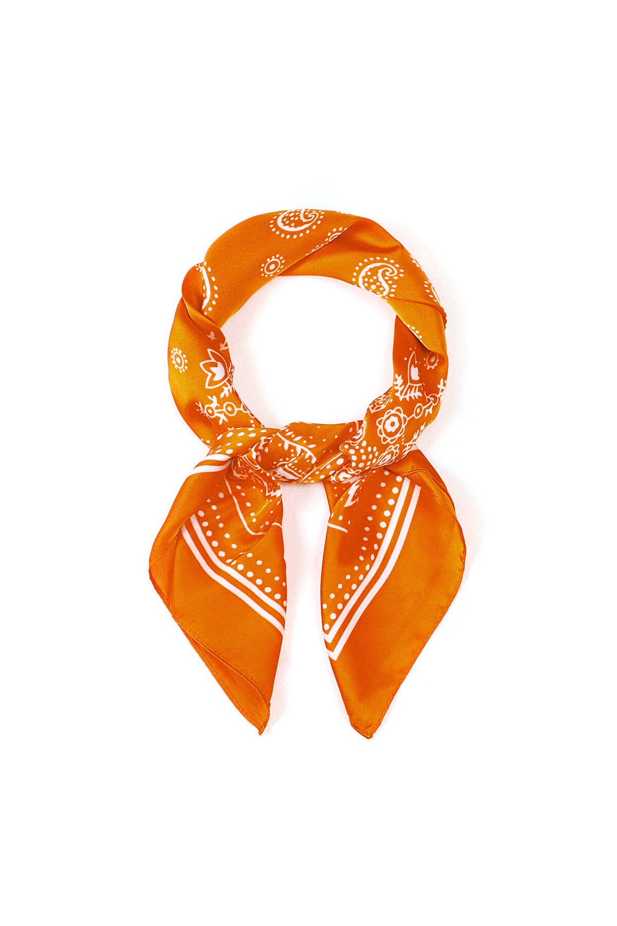 Bufandas de verano con estampado paisley, de poliéster, informales, para uso diario.