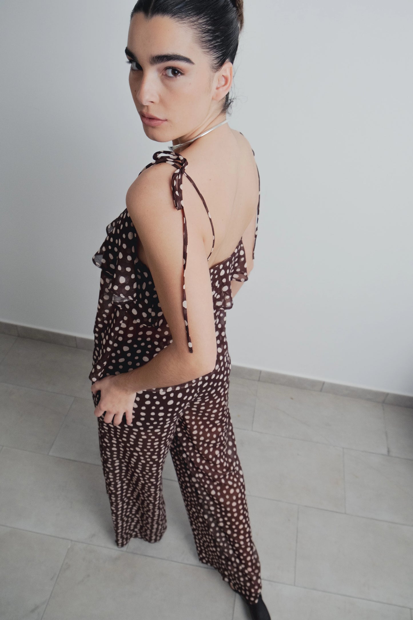 PANTALÓN ESTAMPADO POLKADOTS